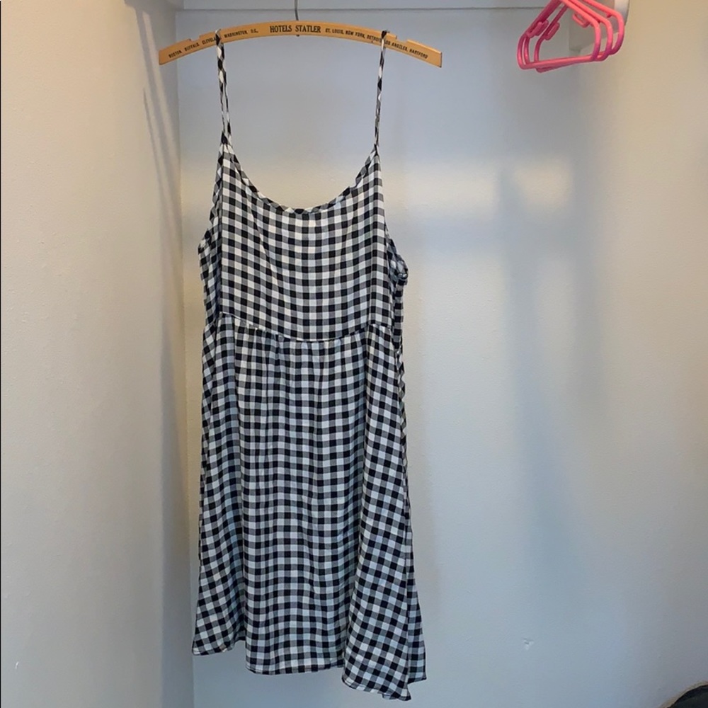 American Apparel Checkered babydoll dress